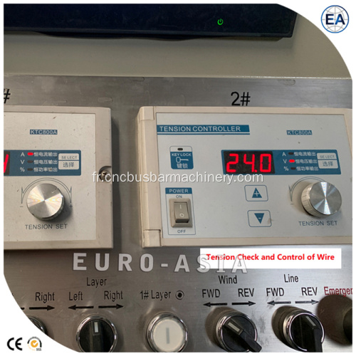 Éolienne automatique de bobine de transformateur